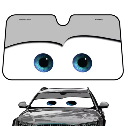 Car Windshield Sun Shade Cartoon Eye Visor SUV Auto Front Window Shield Cover - Picture 8 of 16