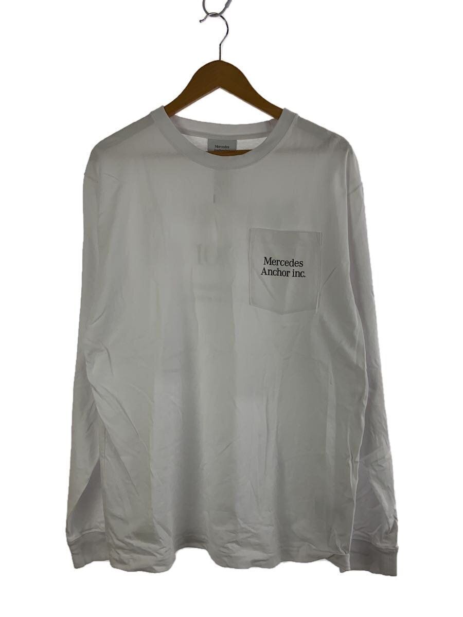 Mercedes Anchor Inc Long Sleeve T Shirt XL Cotton White Mercedes Anchor Inc Long Sleeve T Shirt XL Cotton White