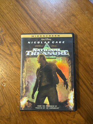 National Treasure (DVD, 2005 Widescreen Disney) Nicolas Cage Sean