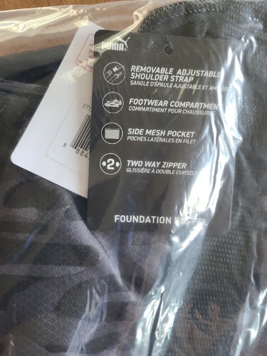 NEU Puma Foundation Seesack Camouflage grau/schwarz tarnfarben Fitnessstudio Schuhfach - Bild 6 von 7