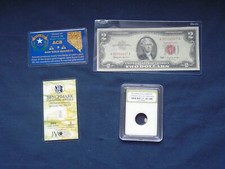 ☆ 4 PC. LOT- CERTIFIED OPAL GEM -RARE CURRENCY- SILVER- GOLD ESTATE  SALE☆