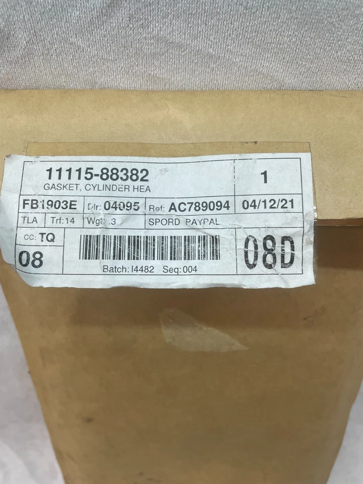 Cabezal de junta Toyota MR2 3Sgt MGT077NP 11115-88382 J1252091 11115-88381 Foto 3 de 4