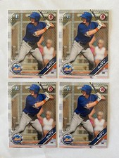Brett Baty 2019 Rookie Bowman 1st Base Baseball Card LOT4 NY Mets MLB 🔥