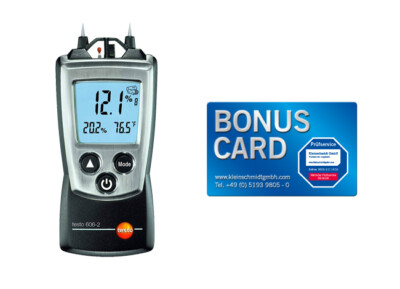 testo 606-2 Holz- und Materialfeuchte-Messgerät + BONUS CARD