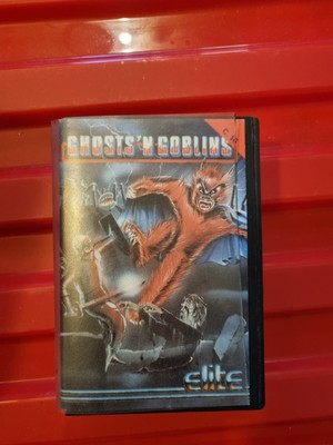 Commodore PLUS/4 C16 - Ghosts ́N Goblins Spiel von Elite Clam Shell Case