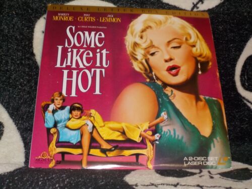 Some Like It Hot Letterbox Laserdisc LD Marilyn Monroe Jack Lemmon Free Ship $30 - Picture 1 of 3