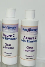 2 Safe n Simple ASSURE C Odor Eliminator Clear Lubricant Unscented 2026/06
