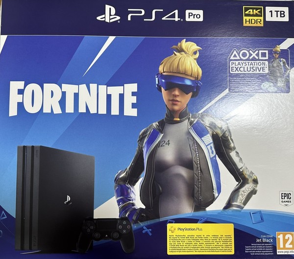 Sony PlayStation 4 Pro 1TB Consola con 2 Controles Dualshock - Negro