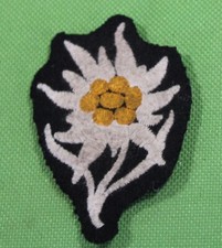 German World War II Waffen Elite Edelweiss Sleeve Emblem