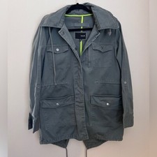 Hurley Oversized Army Green Anorak Style Jacket Small