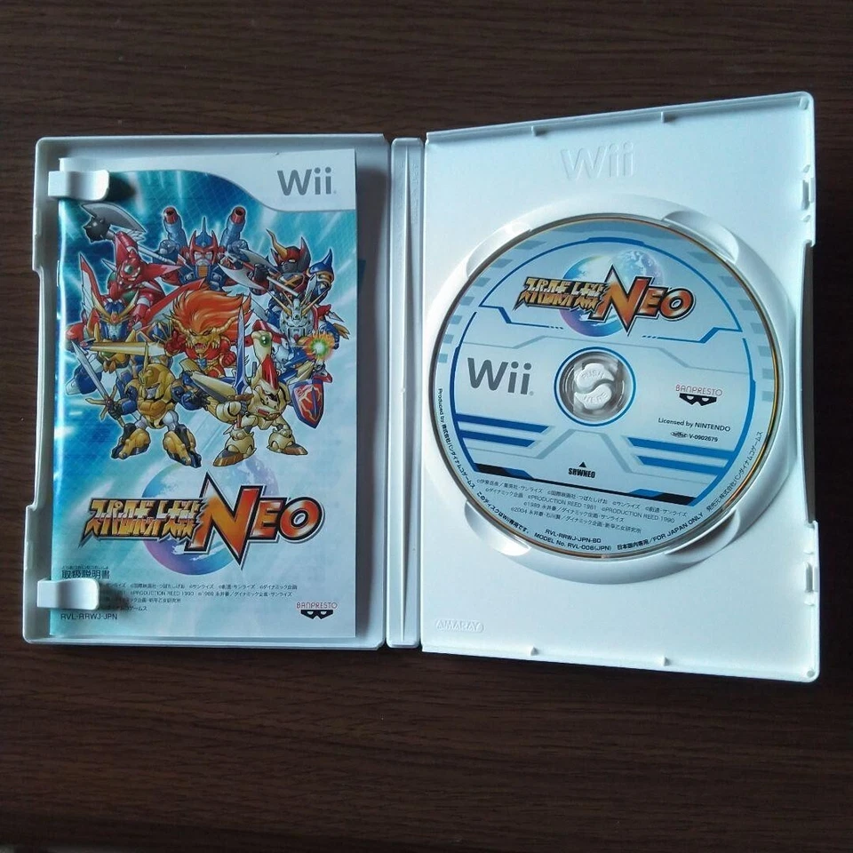 Super Robot Taisen Wars NEO Nintendo Wii Japanese ver Tested - Image 3 of 4
