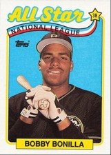 1989 Topps Bobby Bonilla Pittsburgh Pirates #388