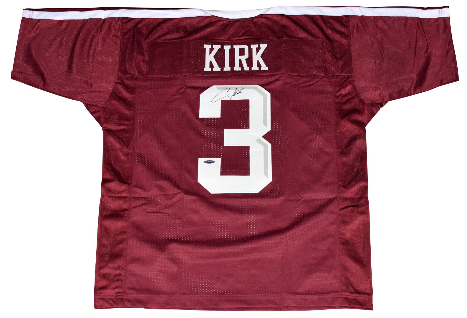 Christian Kirk Autographed Signed Texas A&M Aggies #3 MAROON JERSEY TRISTAR 