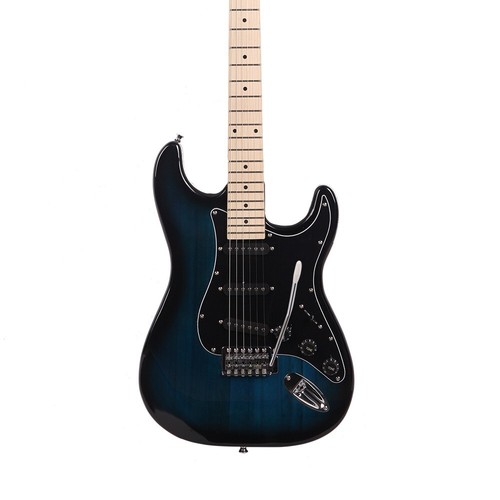 GST Stylish Electric Guitar Kit with Black Pickguard Dark Blue - Picture 3 of 16