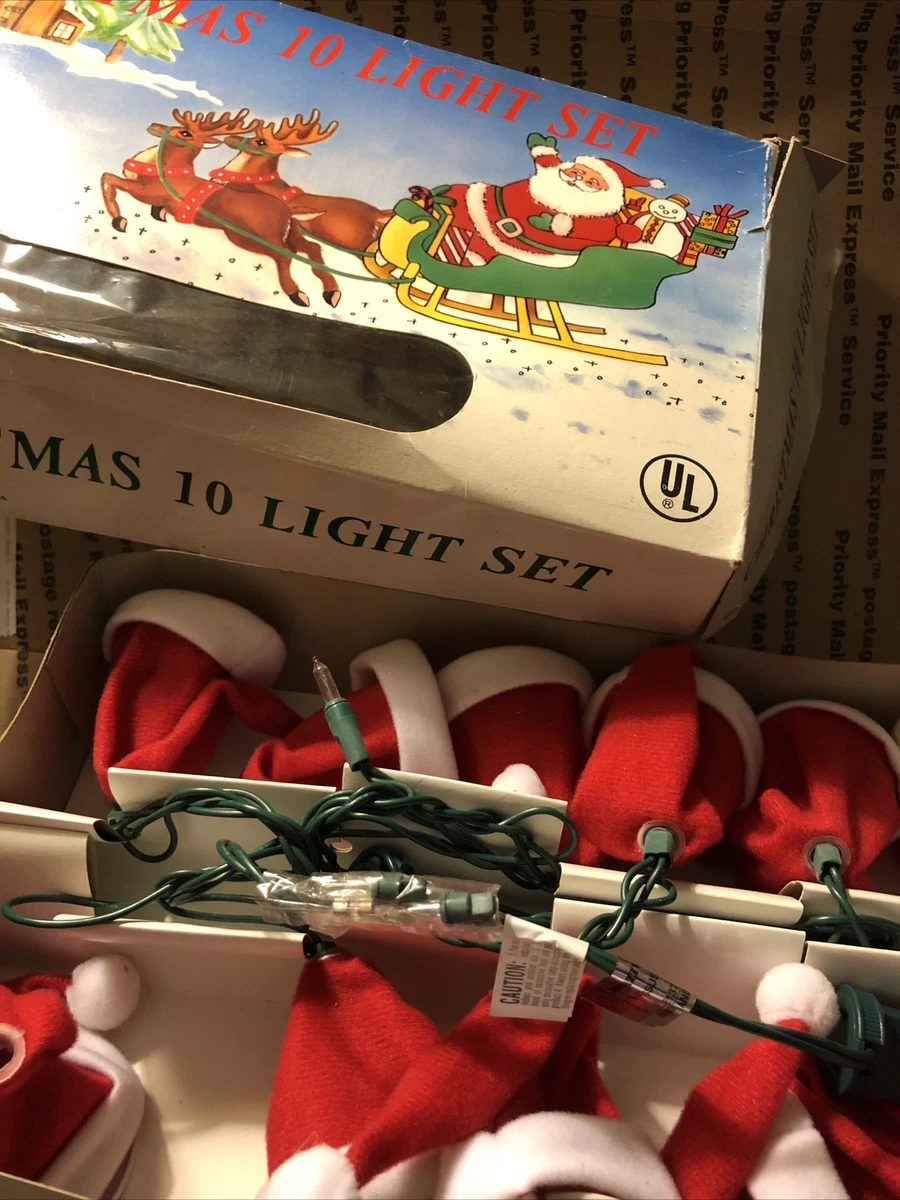 10+ Light Up Santa Hat