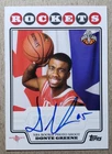 2008-09 Topps Donte Green Auto RC Housto Rockets Autograph