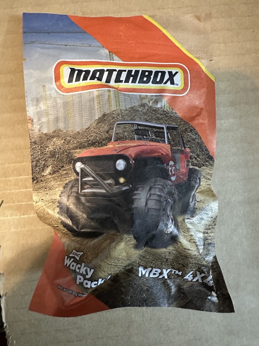 New Unopened Sonic Drive In Wacky Pack Toy Matchbox Red MBX 4X4