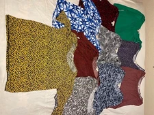 Michael Kors Womens XL Tops lot of 10, multiple colors and patterns 