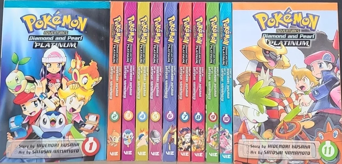 Pokemon Adventures Diamond & Pearl / Platinum, Set Vol. 1-11 Manga English  New