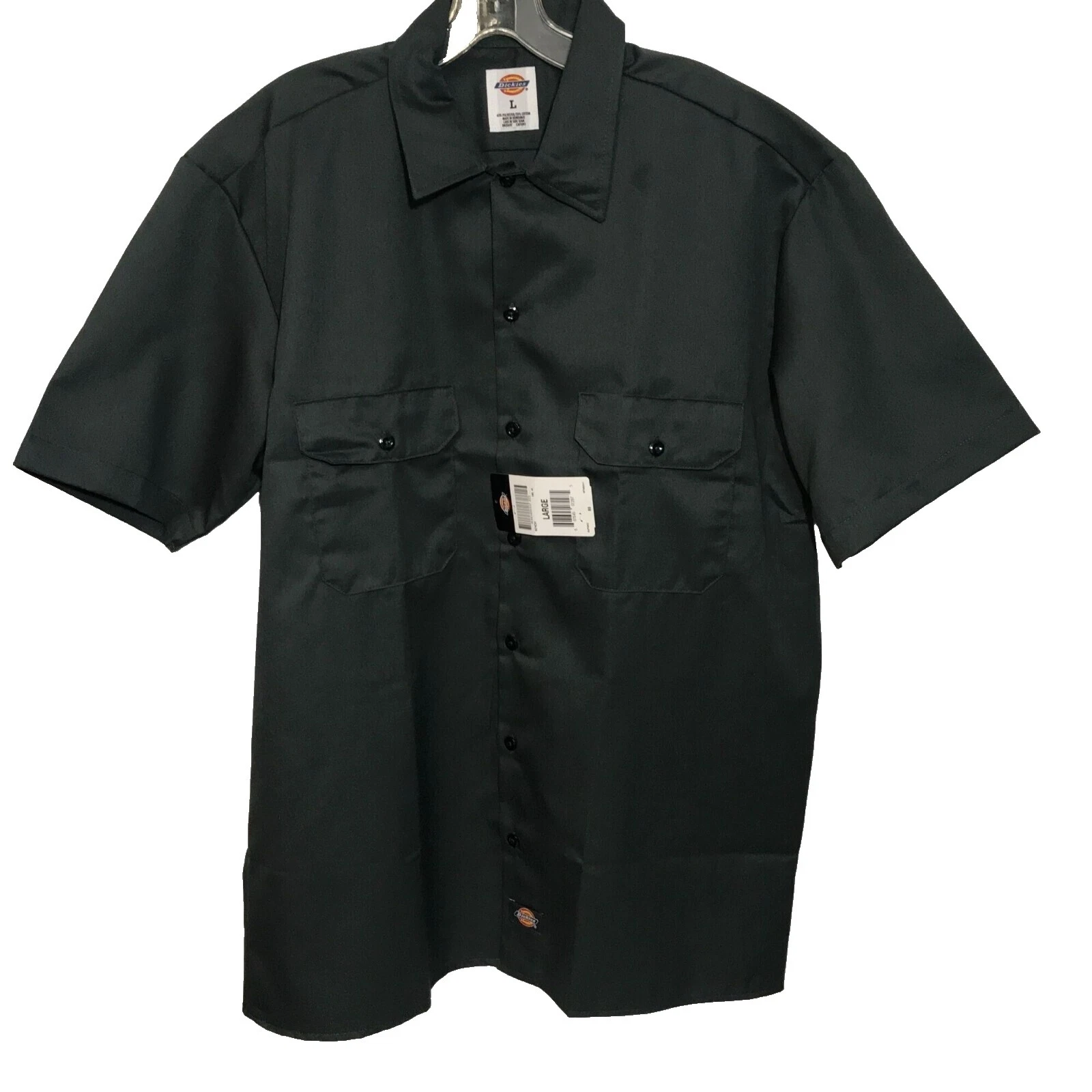 Dickies Short Sleeve Casual Button-Down Shirts for Men