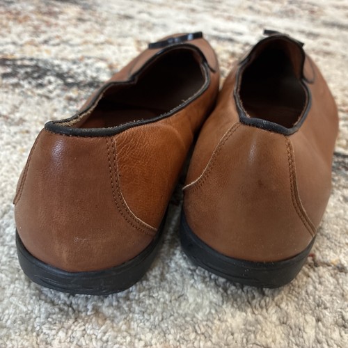 NEUWERTIG Maus & Hoffman Leggaro italienische Slipper hellbraun Leder Halbschuhe 11 45 EU Oxford - Bild 8 von 10