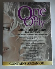 One  N Only Shiny Silver Perm for Gray Hair W/ Argan Oil New In Box