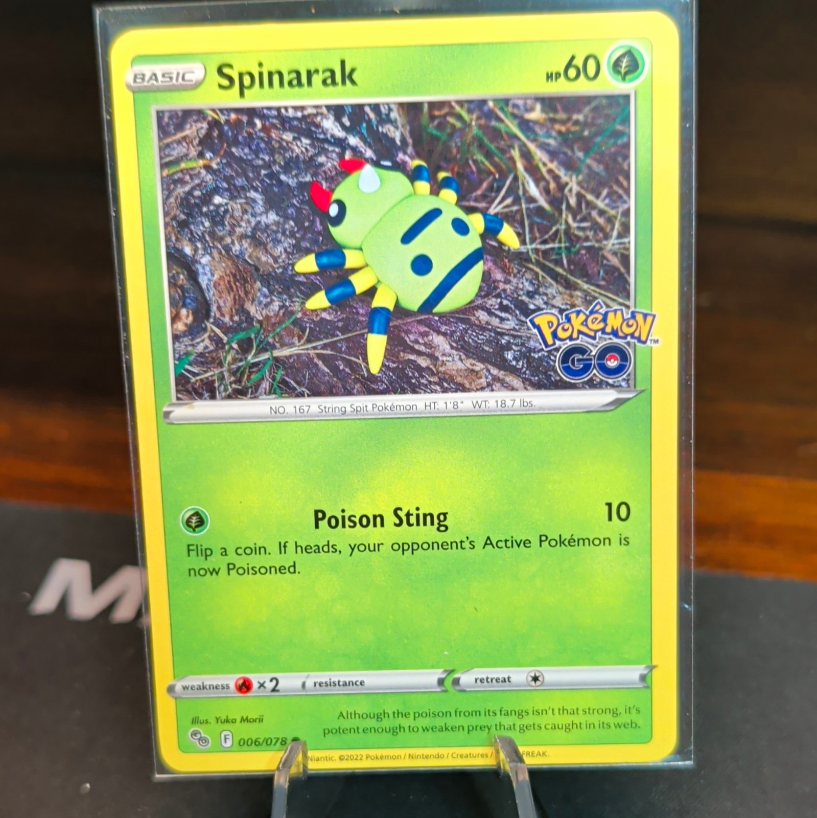 The Pokemon Company Spinarak 006/078 Pokemon GO Regular (EN) Common 60 HP