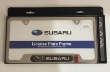 Genuine Subaru Steel License Plate Frame Soa342l127 Subaru Logo Oem New Genuine Subaru Steel License Plate Frame Soa342l127 Subaru Logo Oem New