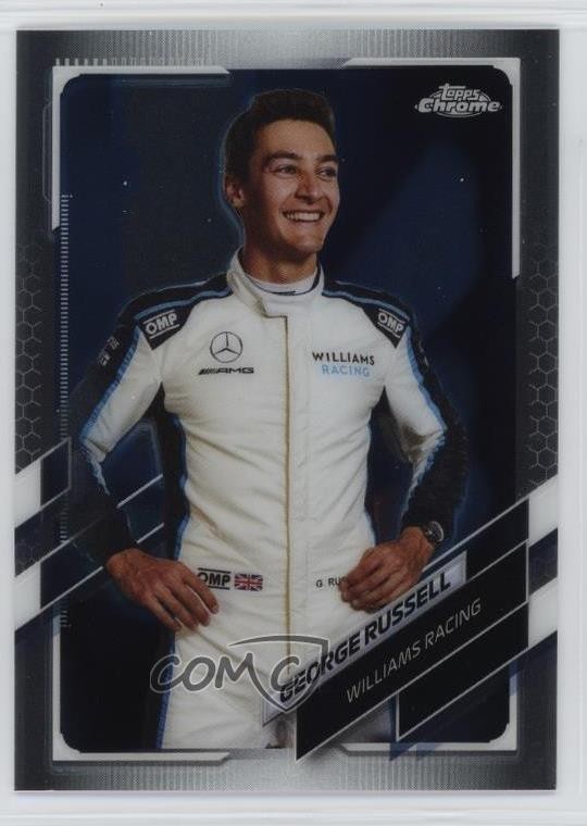 2021 Topps Chrome Formula 1 F1 Racers George Russell #19 u0u