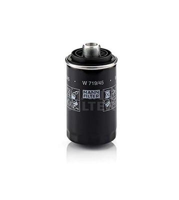 Spin-on Oil Filter - Mann-Filter W 719/45, Pack of 2, For Various Vehicles