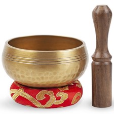 Tibetan Singing Bowl Set - Easy To Play for Beginners - Authentic Handcrafted...
