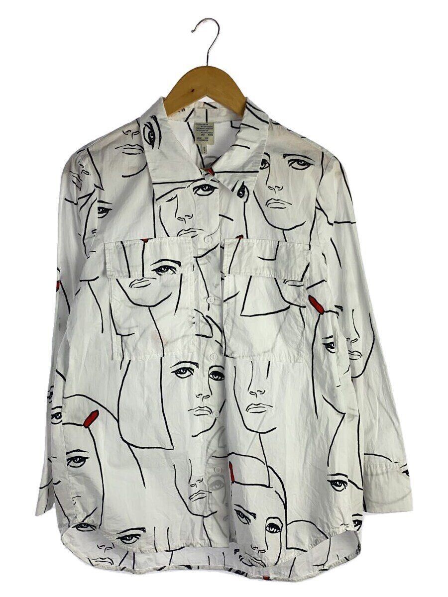 BAUM UND PFERDGARTEN ALTRA CAMICIA MANICA LUNGA 36 COTONE BIANCO FANTASIA TOTALE