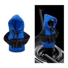 Car Gear Shift Cover, Fashionable Hoodie Car Shift Knobs, Novelty Black  Blue