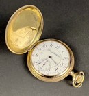 Illinois Grade 185 Pocket Watch 17J 1901 Running 16S Lever Set Gold Filled Case — photo 1