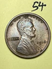 1916 LINCOLN WHEAT CENT,  high condition coin, XF/AU nice sharp details #54
