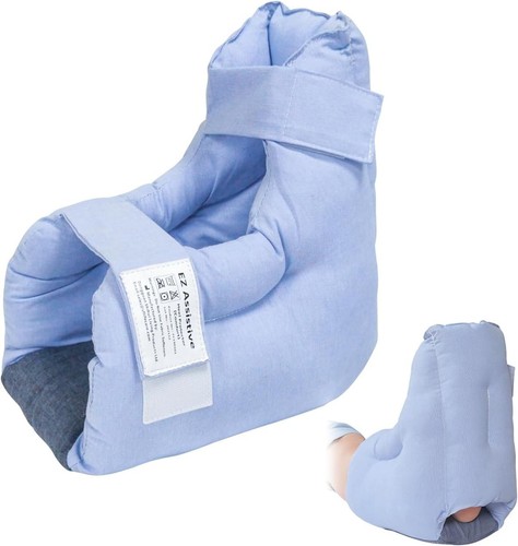 Skin-Friendly Heel Protectors with Adjustable Straps - Ideal for Healing Therapy