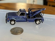 Greenlight 1969 Chevrolet C-30 Dually Wrecker - Blue & Black with Flames