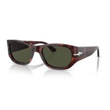 Sunglasses Persol 3307-S 24/31 52 21 140 Havana Green Lens New