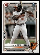 2021 Bowman Draft #BD-90 Donta' Williams