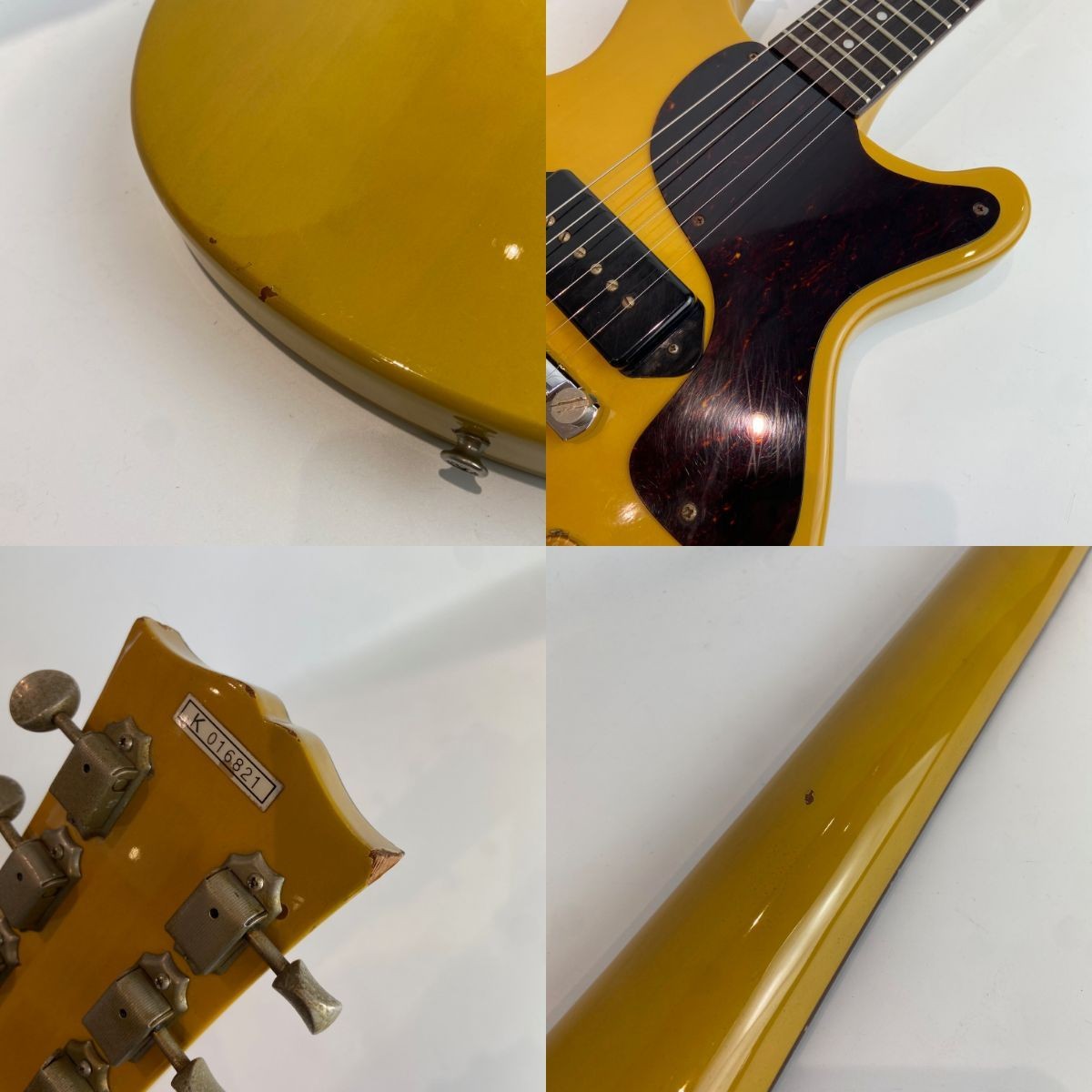 Orville LPJD-70 Les Paul Junior DC TV Yellow Limed Mahogany 1991