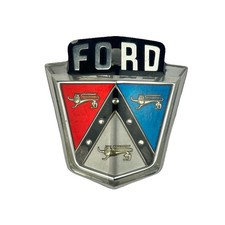 Ford 1950s Hood Ornament Emblem Plastic Badge Logo Crest