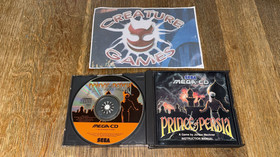 Sega Mega CD Game Prince of Persia With Manual PAL back case comes loose