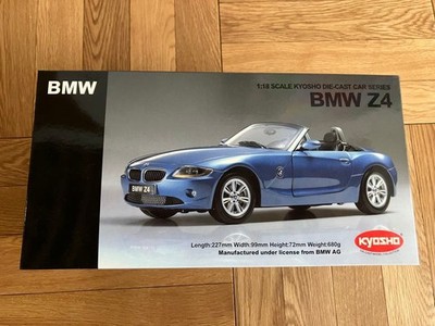 Kyosho BMW Z4 1/18 Die Cast Car Blue Unopened Box Limited Edition Genuine