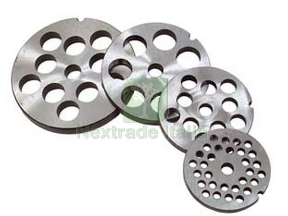 1PZ PIASTRE AUTOAFFILANTI IN ACCIAIO INOX PER TRITACARNE N°22 FORO 20 (ART.1228: