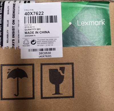 Genuine Sealed Lexmark 40X7622 Fuser Unit CS410 CS510 CS310