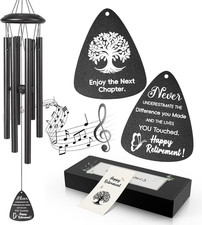 Retirement Gift for Woman Men, 25" Wind Chimes Retired Gifts, Leaving Farewell G