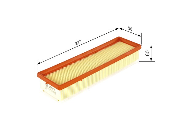 Luftfilter FÜR Dacia Logan (Ls ), Dacia Logan MCV (Ks ) - Bosch F 026 400 377-image