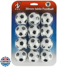 zeyce Pack of 12 Foosball Balls Mini Soccer Balls - Small Soccer Ball Replace