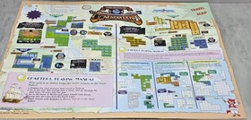 The Magic of Scheherazade Nintendo NES Travel Map Poster Insert Culture Brain