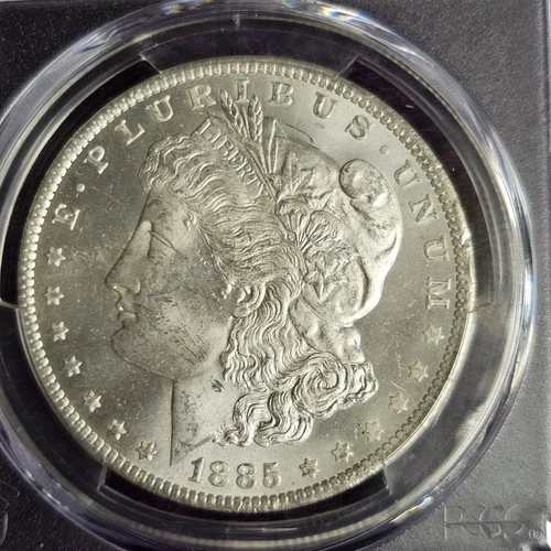 VIDEO 👀🔥BEAUTIFUL 🔥 1885 O Morgan Silver Dollar PCGS MS 63